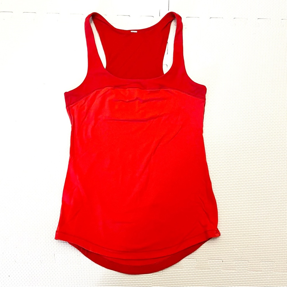 Lululemon Racerback Tank Top Red Size 2